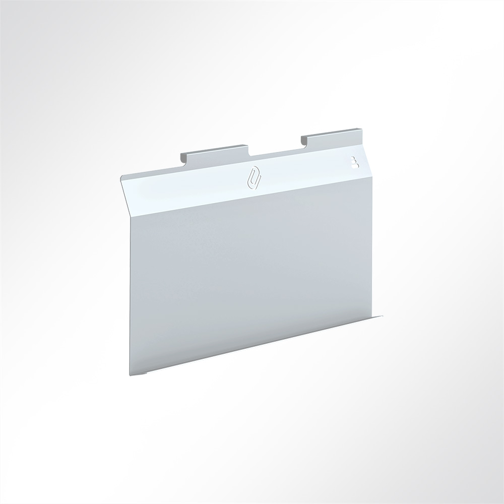 Artikelbild QP Akustikpaneel Desking Metall-Board Weiss 9003