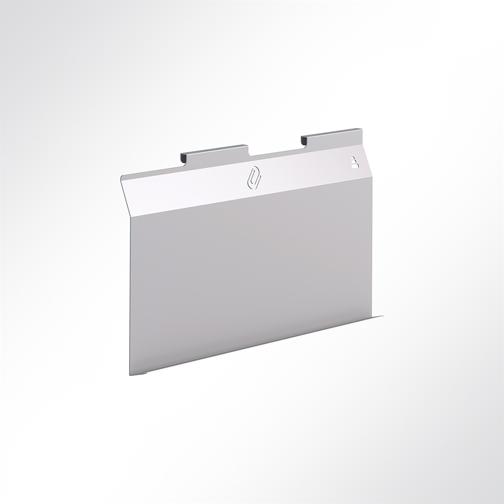 Artikelbild QP Akustikpaneel Desking Metall-Board Grau 7035