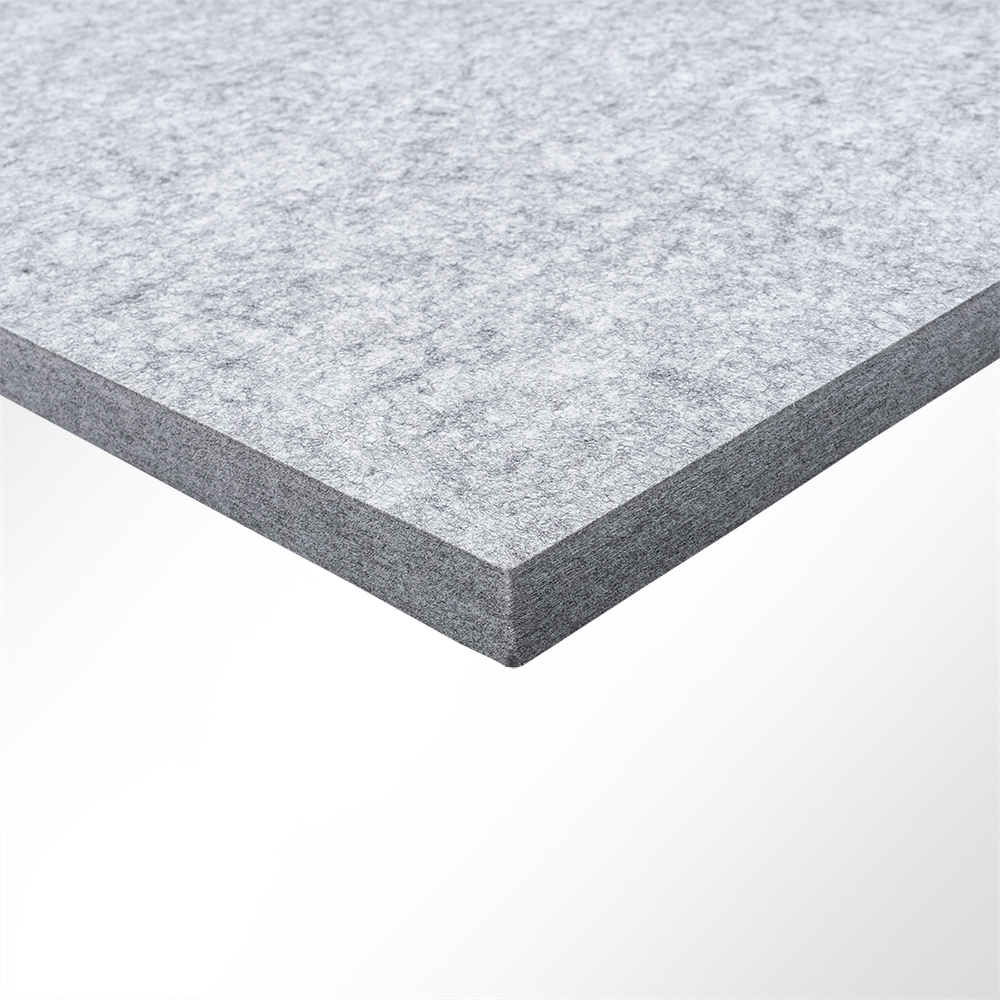 Artikelbild Bluefiber PAD PET Vlies Akustikplatten Schallabsorber 4000g/m 25mm B1 Silbergrau 1200x600mm