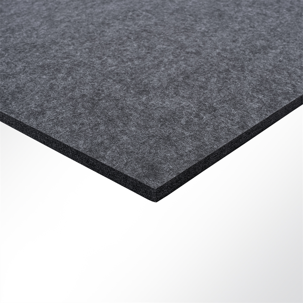 Artikelbild Bluefiber Panel PET Vlies Akustikplatten Schallabsorber 3000g/m 12mm B1 Anthrazit 767x517x12mm
