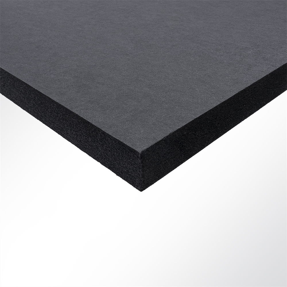 Artikelbild Bluefiber PAD PET Vlies Akustikplatten Schallabsorber 2500g/m 50mm B1 schwarz 620x625mm