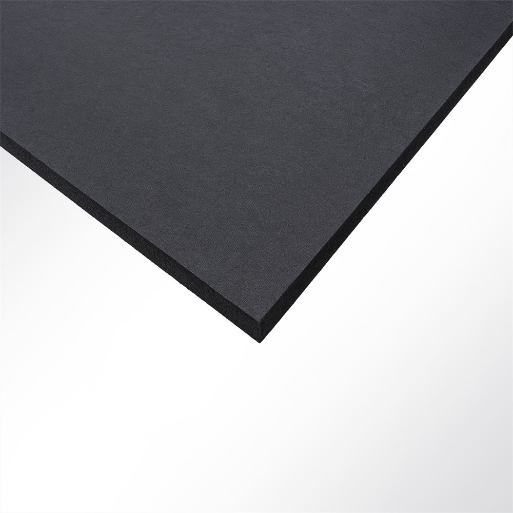 Artikelbild Bluefiber PAD PET Vlies Akustikplatten Schallabsorber 2500g/m 50mm B1 schwarz 620x625mm