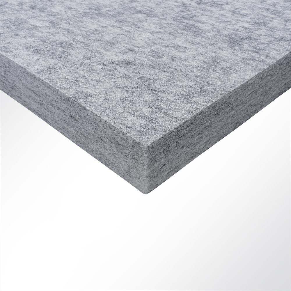 Artikelbild QP SilenceCore Schallabsorber PAD PET Vlies 1500g/m 50mm B1 grau 600x600mm
