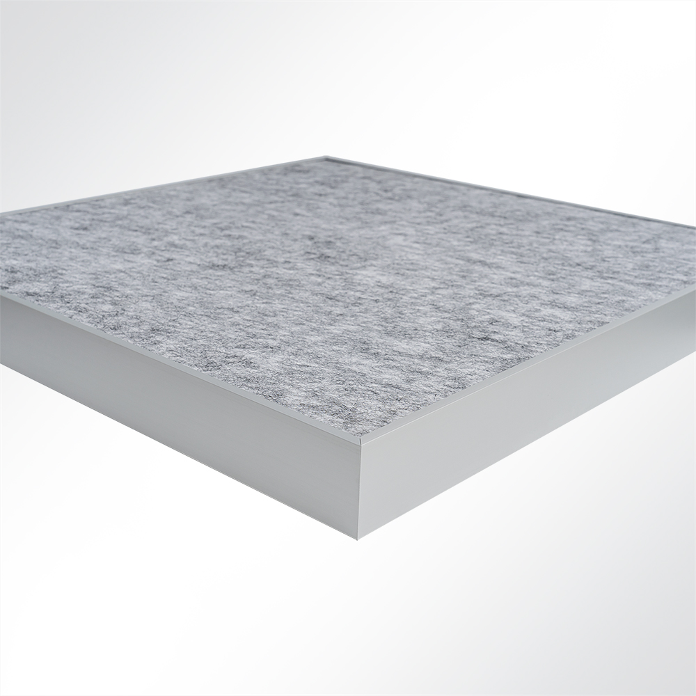 Artikelbild QP Absorber Wandpaneel Akustikpaneel bluefiber tec based B1 grau 620x625mm