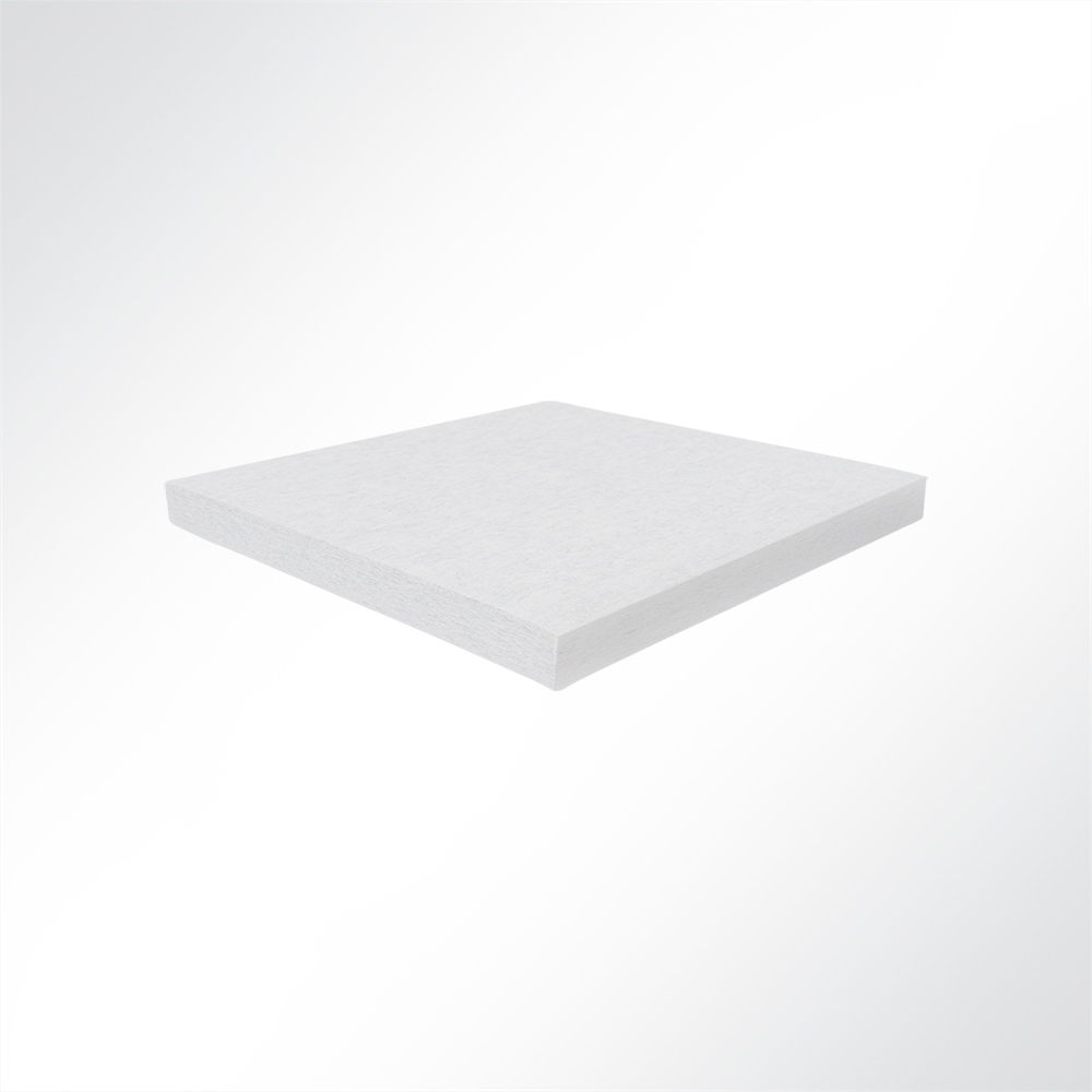 Artikelbild QP SilenceCore PAD PET Vlies Akustikpaneele Schallabsorber Deckensegel 1500g/m B1 wei 600x600x50mm