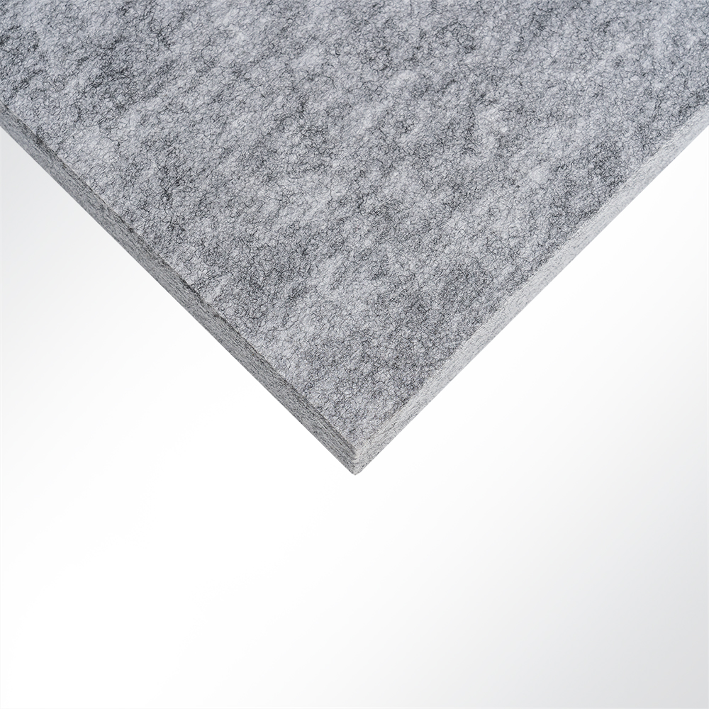Artikelbild QP SilenceCore PAD PET Vlies Akustikpaneele Schallabsorber Deckensegel 1500g/m B1 grau 600x600x50mm
