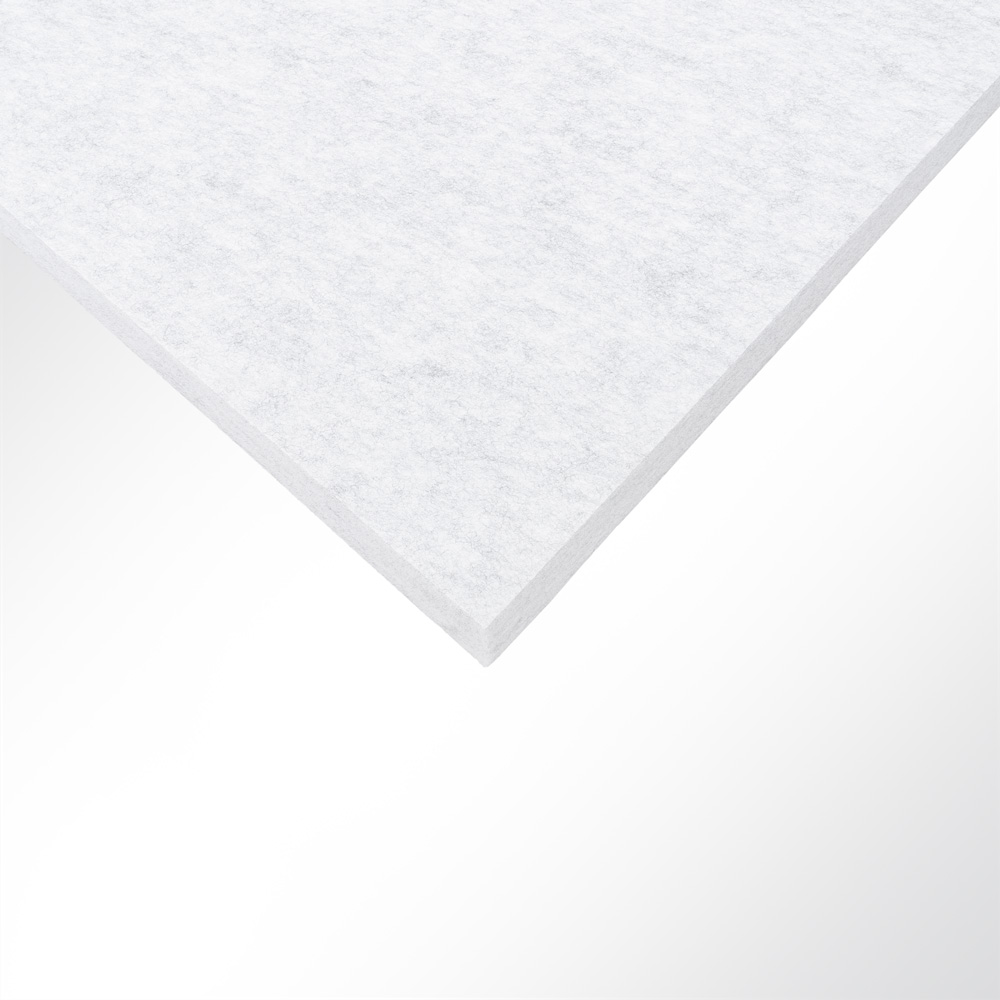 Artikelbild QP SilenceCore Schallabsorber PAD PET Vlies 1500g/m 50mm B1 hellgrau marmor 600x600mm