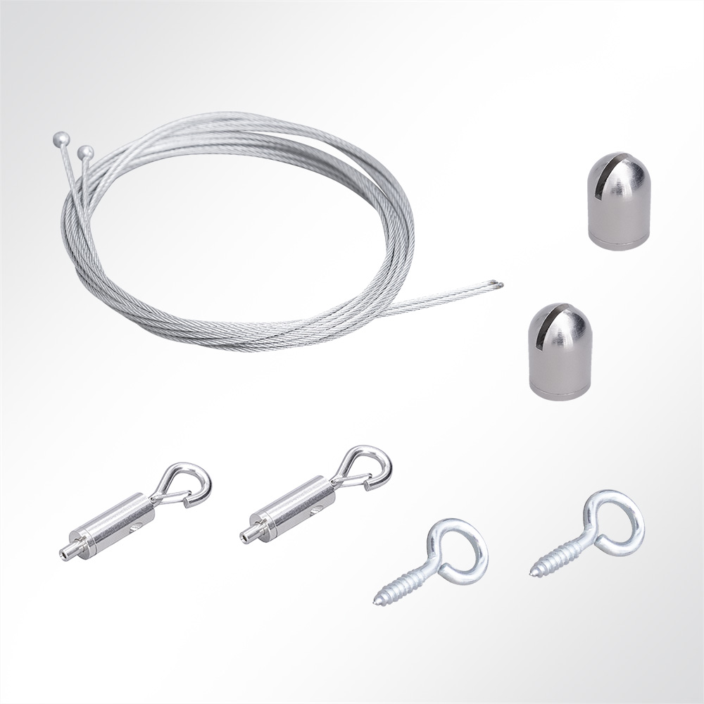 Artikelbild QP Akustik Baffeln PET Vlies 1250g/m² inkl. Abhängeset weiss 250x620x25mm weiss