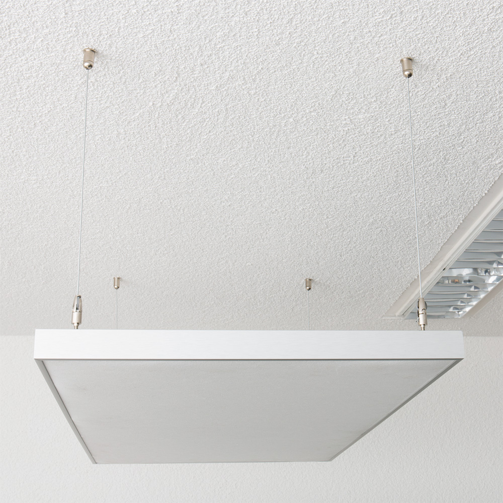 Artikelbild QP Deckensegel Akustikpaneele Schallabsorber (BxTxL) 500x35x1000mm wei