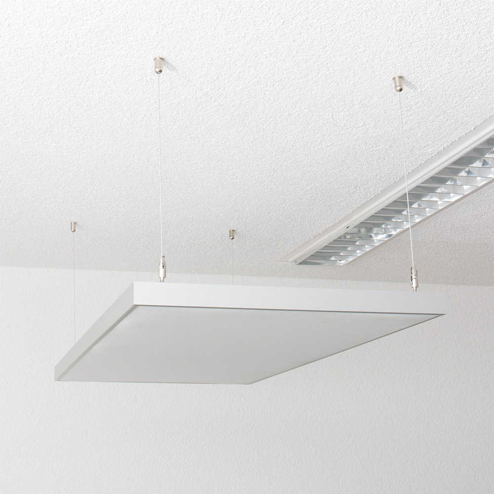 Artikelbild QP Deckensegel Akustikpaneele Schallabsorber (BxTxL) 500x35x1000mm wei