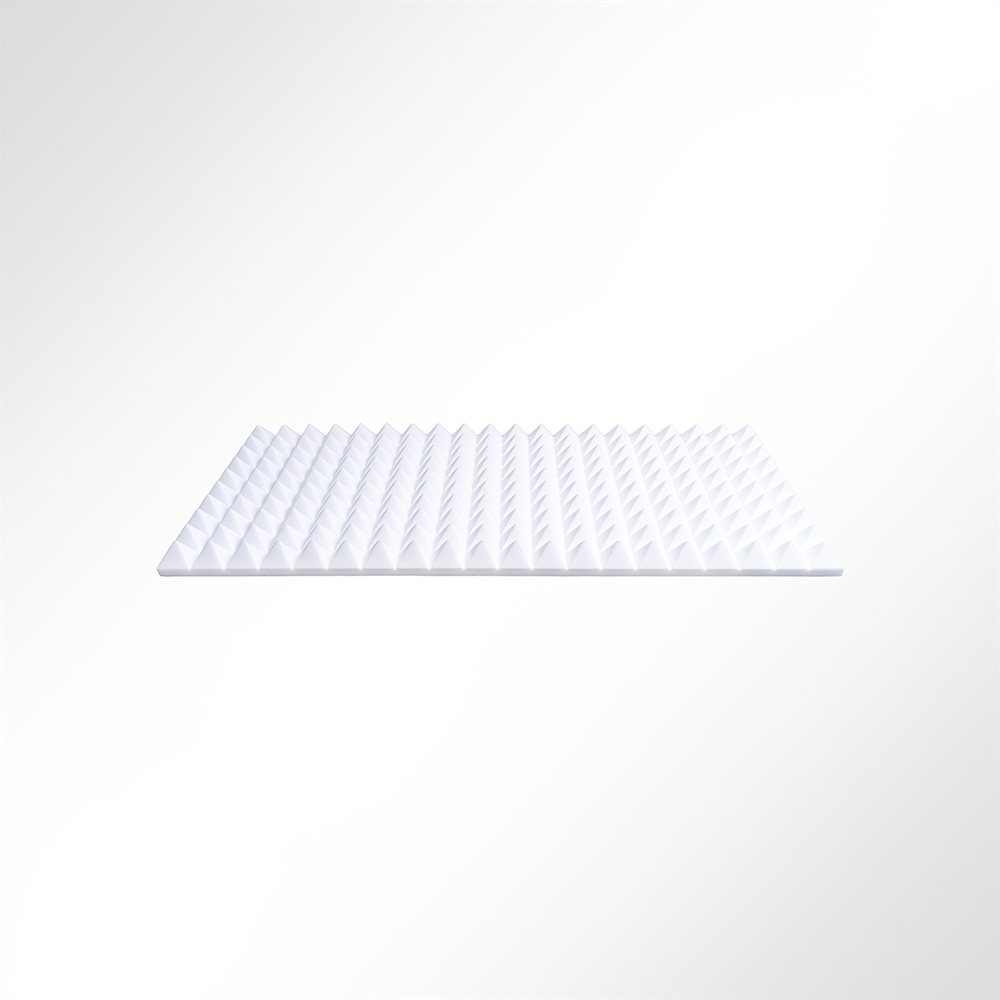 Artikelbild Basotect Pyramidenschaum Noppenschaum wei 1000x500x30mm Schallabsorber Schallschutz Schalldmmung fr Wand und Decke