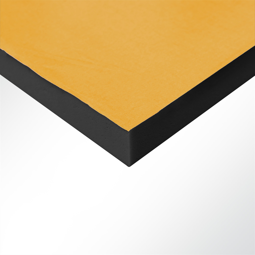 Artikelbild Schallabsorber Basotect® 100x50x5cm schwarz Dark EcoBalanced selbstklebend 45° Fase Schallschutz Schalldämmung für Wand und Decke