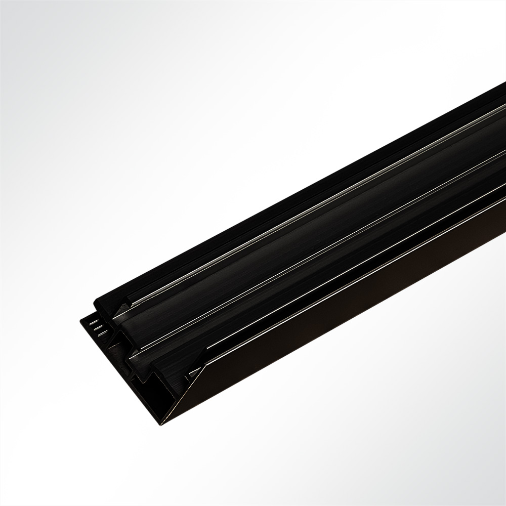 Artikelbild Aluminiumprofil Spannrahmen Akustikbild Länge 313cm schwarz RAL 9005