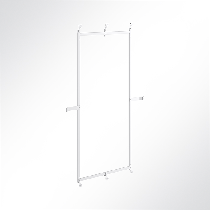 QP Akustikpaneel Wall & Ceiling Mode 8 Klammern fr 120-180cm Hohe Triple Paneele