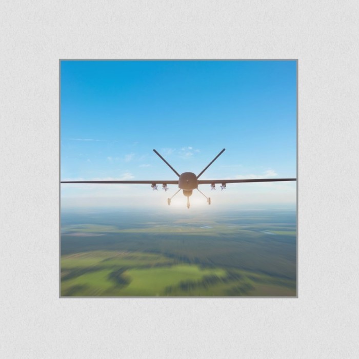 Akustikbild Basotect® Schallabsorber - Drohne in vielen Größen