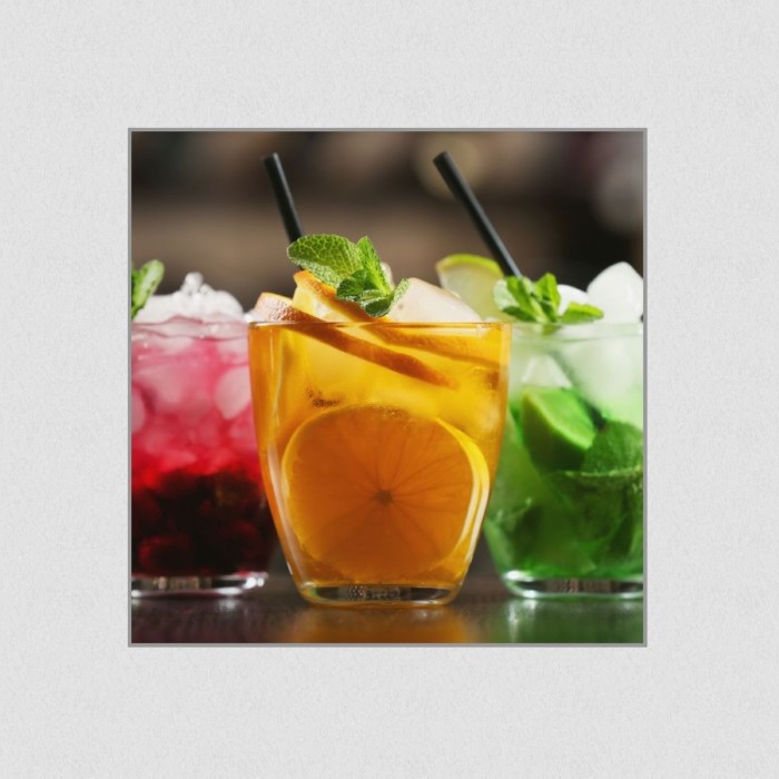 Akustikbild Basotect® Schallabsorber - Erfrischende Minze in vielen Größen