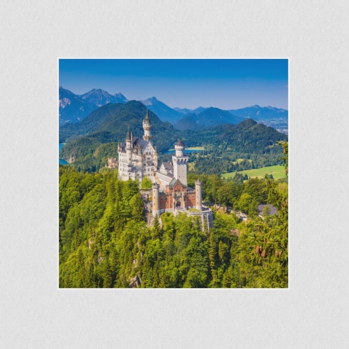 Akustikbild Basotect® Schallabsorber - Schloss Neuschwanstein in vielen Größen