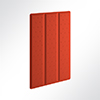 Vorschau Akustikpaneel Quiet Flat Triple 60x120cm Elfenbein 0532 Orange 0120