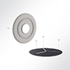 Vorschau Akustikpaneel Quiet Circle 90cm 4000K LED Spot und Abhngeset Elfenbein 0532 28 Watt Hellgrau 0643