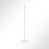 Vorschau QP Akustikpaneel Pole-Mode Stange 4cm Hhe 140cm Fu 34cm Wei 9003 Wei 9003