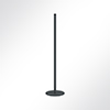 Vorschau QP Akustikpaneel Pole-Mode Stange 4cm Hhe 140cm Fu 34cm Grau 7035 Schwarz 7016