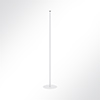 Vorschau QP Akustikpaneel Pole-Mode Stange 4cm Hhe 180cm Fuss 34cm Grau 7035 Weiss 9003