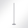 Vorschau QP Akustikpaneel Pole-Mode Stange 4cm Hhe 180cm Fu 34cm Schwarz 7016 Grau 7035