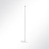 Vorschau QP Akustikpaneel Pole-Mode Stange 4cm Hhe 140cm 1/2 Fuss 34cm Weiss 9003 Weiss 9003