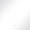 Vorschau QP Akustikpaneel Pole-Mode Stange 4cm Hhe 140cm Fu L: 34cm Grau 7035 Wei 9003