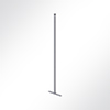 Vorschau QP Akustikpaneel Pole-Mode Stange 4cm Hhe 140cm Fuss L: 34cm Grau 7035 Grau 7035