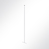 Vorschau QP Akustikpaneel Pole-Mode Stange 4cm Hhe 180cm Fu L: 34cm Grau 7035 Wei 9003