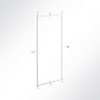 Vorschau QP Akustikpaneel Wall & Ceiling Mode 8 Klammern fr 160cm Triple Paneele Wei 9003 Wei 9003