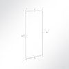 Vorschau QP Akustikpaneel Wall & Ceiling Mode 8 Klammern fr 140cm Triple Paneele Grau 7035 Weiss 9003