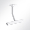 Vorschau QP Akustikpaneel Wall & Ceiling Mode Halter H: 9cm fr 60/80cm Paneele 30 Weiss 9003 Weiss 9003