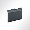 Vorschau QP Akustikpaneel Desking Metall-Board Wei 9003 Schwarz 7016