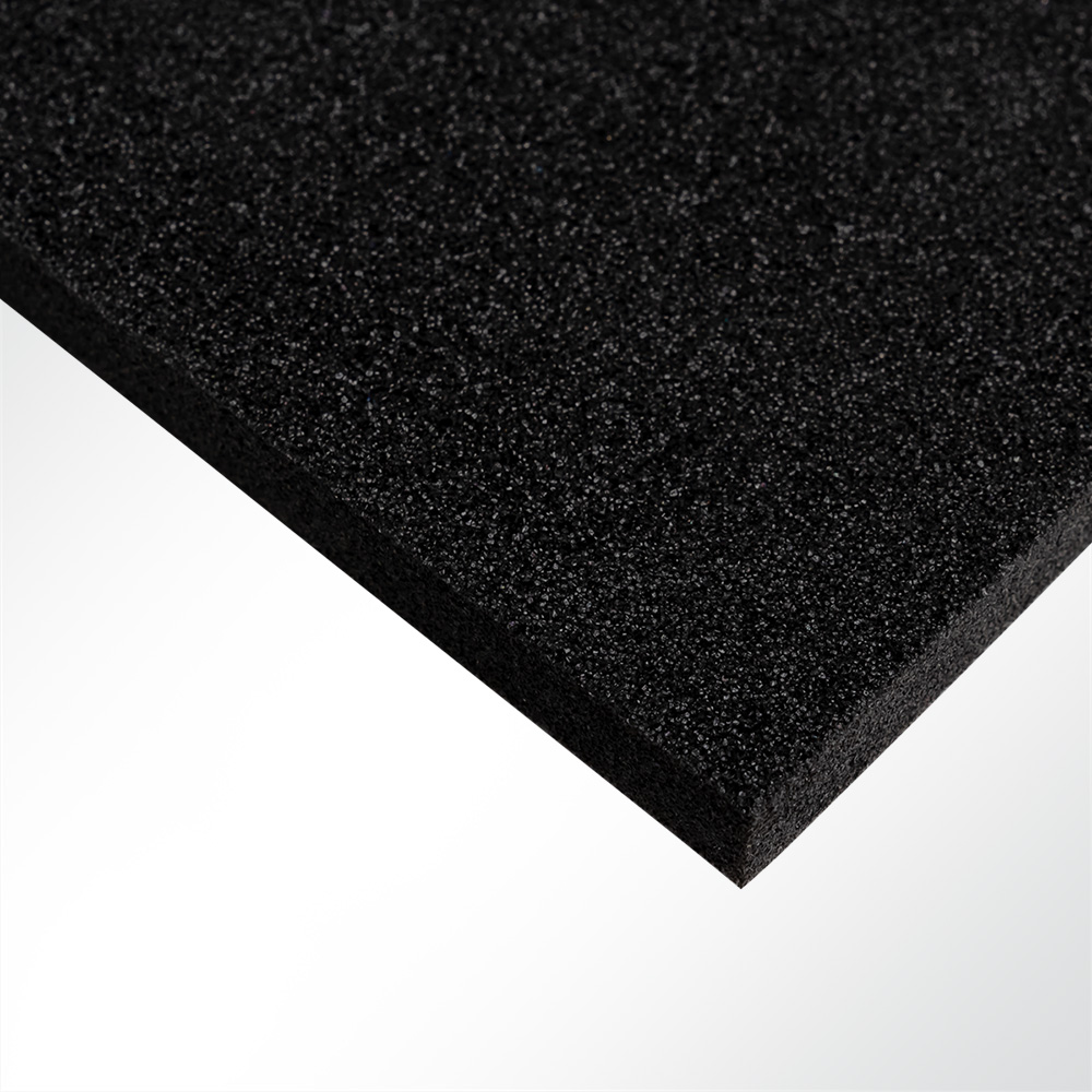 Artikelbild Plastazote LD29 Polyethylen PE Schaumstoff Hartschaumstoff schwarz 1000x500x15mm