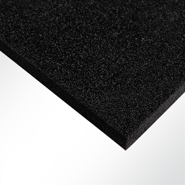 Plastazote® LD29 Polyethylen PE Schaumstoff Hartschaumstoff schwarz 1000x500x10mm