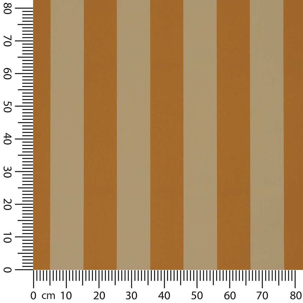 Artikelbild Markisenstoff / Tuch teflonbeschichtet wasserabweisend Breite 120cm Streifen (8,5cm) Gelborange