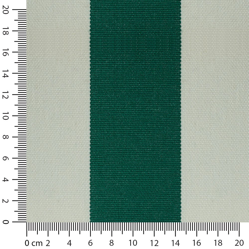 Artikelbild Baumwollzeltstoff Segeltuch fein 310g/m Breite 200cm mit Streifen 8,5cm weigrn wasserabweisend