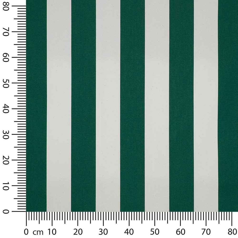 Artikelbild Baumwollzeltstoff Segeltuch fein 310g/m Breite 200cm mit Streifen 8,5cm weigrn wasserabweisend
