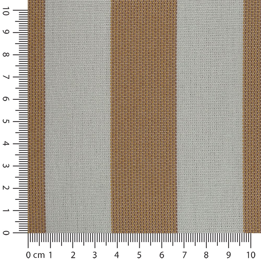 Artikelbild Outdoor Polsterstoff Streifen 3cm fr Gartenmbel, Kissen Breite 160cm 240g/m Weiss/Beige