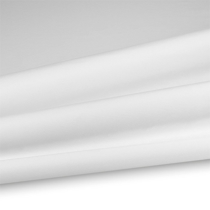 Segeltuchstoff Polyester Weiß 145g/m² Breite 1,50m wasserdicht - schwer entflammbar