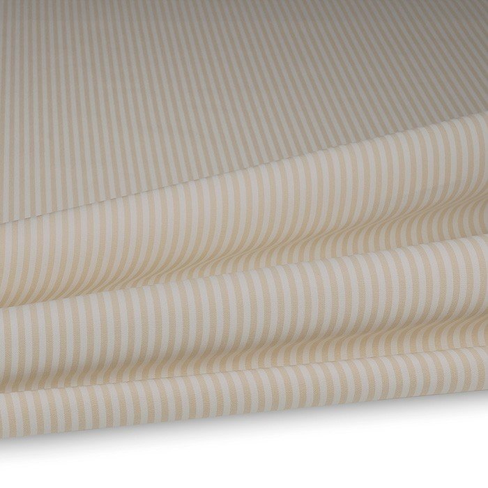 Outdoor Polsterstoff Streifen 5mm fr Gartenmbel, Kissen Breite 160cm 240g/m Weiss/Beige