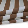 Vorschau Markisenstoff / Tuch teflonbeschichtet wasserabweisend Breite 120cm Streifen (8,5cm) Minzgrün nussbraun