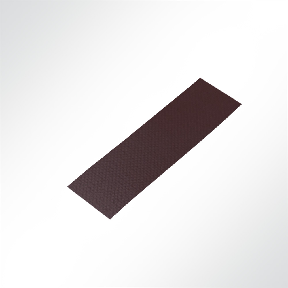 Artikelbild Einfassband Polyester beidseitig PVC beschichtet B1 Breite 20mm Braun