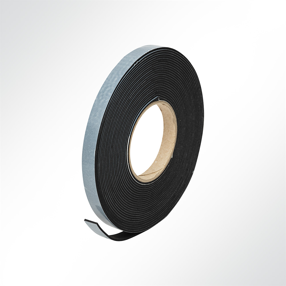 Artikelbild EPDM Zellkautschuk Dichtungsband einseitig selbstklebend Länge 10 Meter Dicke 2mm Breite 15mm