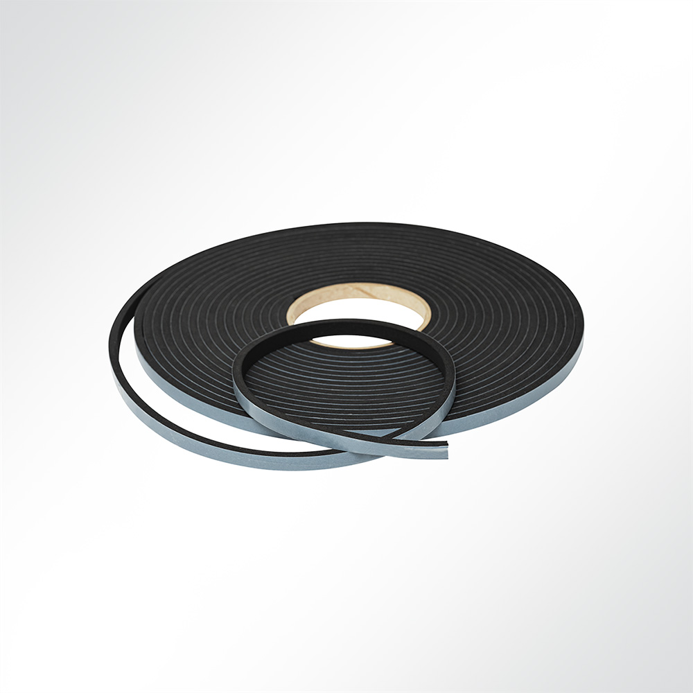 Artikelbild EPDM Zellkautschuk Dichtungsband einseitig selbstklebend Lnge 10 Meter Dicke 5mm Breite 9mm VE 5 Rollen
