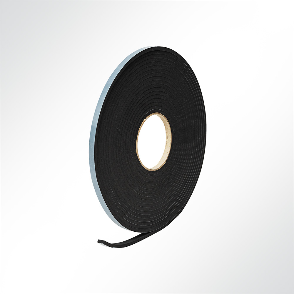 Artikelbild EPDM Zellkautschuk Dichtungsband einseitig selbstklebend Lnge 10 Meter Dicke 5mm Breite 9mm VE 5 Rollen