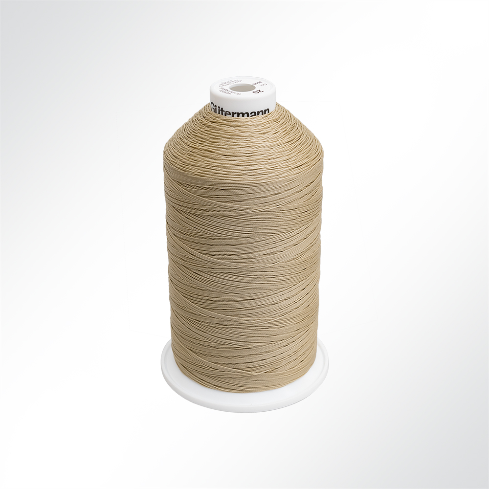 Artikelbild Solbond - bondierter Polyester Spezialnhfaden No./Tkt. 20, 1500m, beige 9406