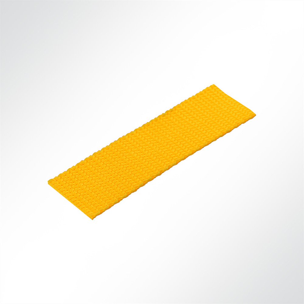 Artikelbild Gurtband Polypropylen (PP) 25 mm breit, 1,2mm stark, 240 Kg, gelb